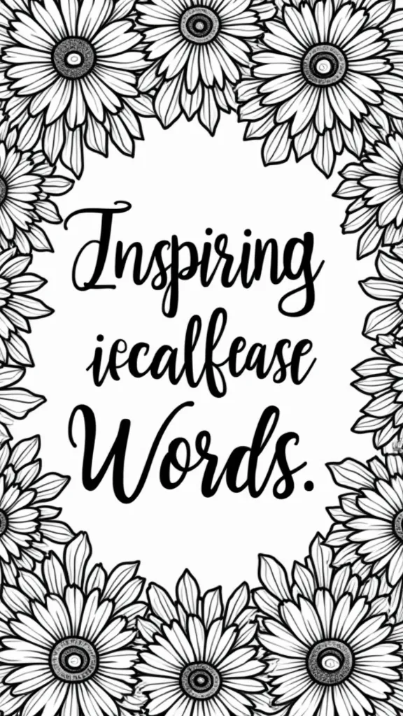 coloring pages words printable